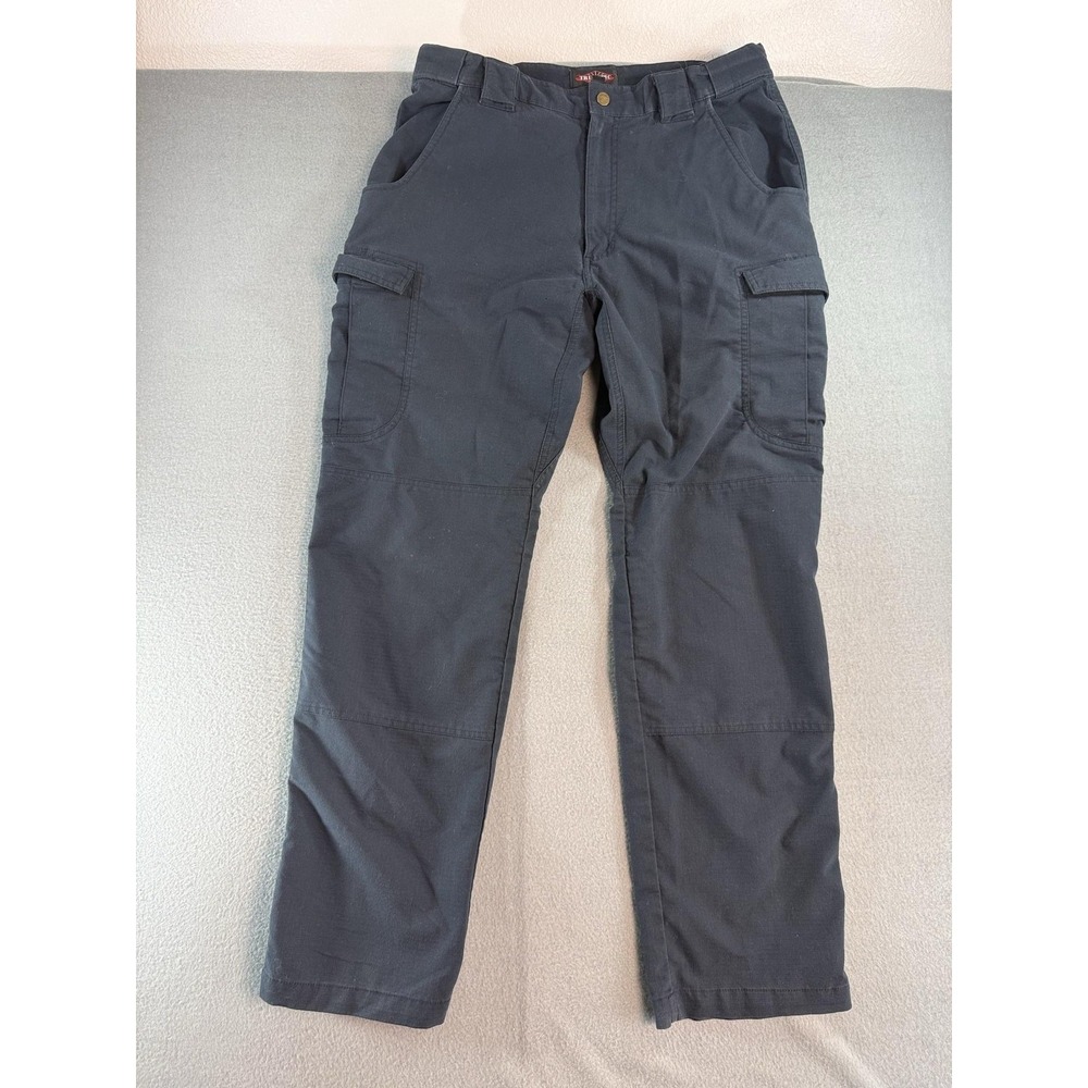 TRU-SPEC Pants Mens 36x30 Blue Relaxed Fit Cargo Ripstop Tactical Outdoor